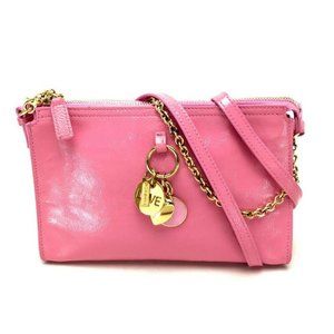 Authentic YVES SAINT LAURENT 284950 Mini bag Pochette Hand Bag Shoulder Bag